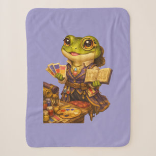 Reich Designer Frosch Charakter Sherpadecke