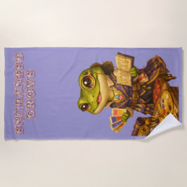 Reich Designer Frosch Charakter Strandtuch