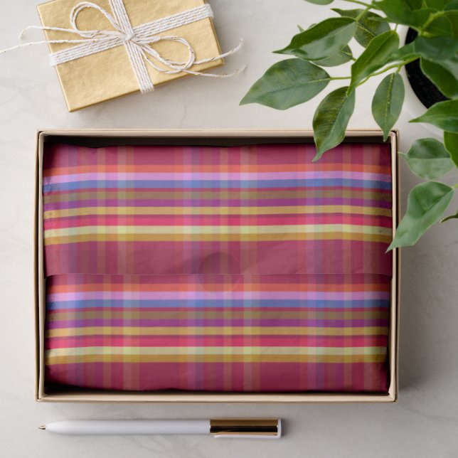 Reich Kariert RC Seidenpapier (Geschenk)