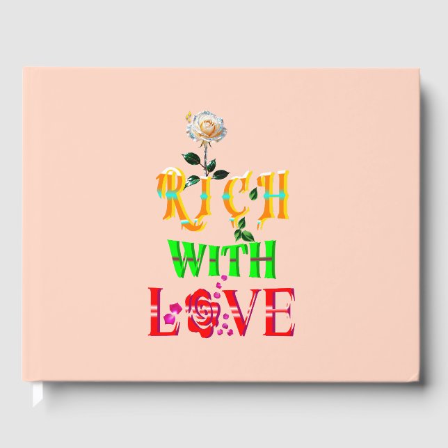 Reich mit Liebe Gästebuch (Vorderseite)