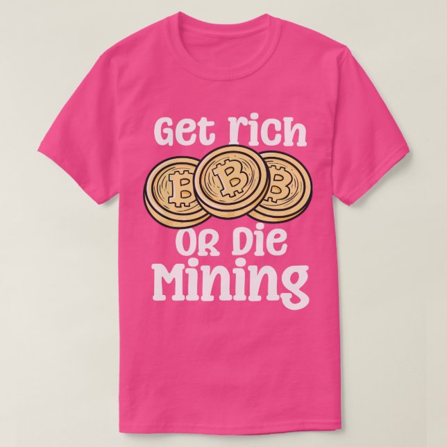 Reich oder Die Bergbau T-Shirt (Design vorne)