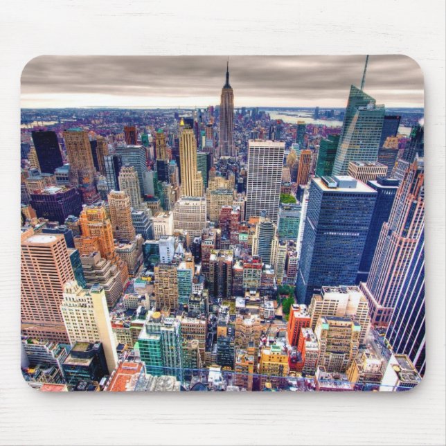Reich-Staats-Gebäude und Midtown Manhattan Mousepad (Vorne)
