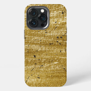 Reich Stilvoll Schwarz und Gold Luxus iPhone 13 Pro Hülle