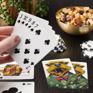 reich und wackelig spielkarten