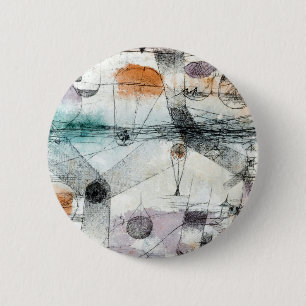 Reich von Air Paul Klee Abstrakter Expressionist Button
