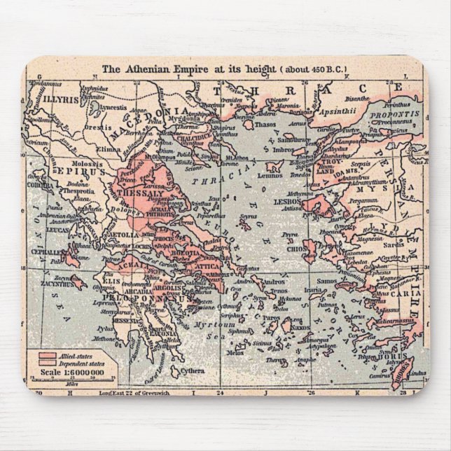 Reich von Athen Mousepad (Vorne)