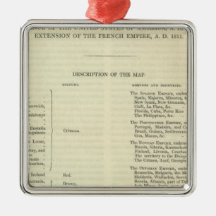 Reich von Napoleon Bonaparteanzeige 1811 2 Silbernes Ornament