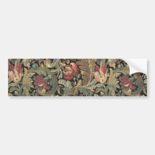 Reiche Blumenbänder Brocade Antique Classic Autoaufkleber