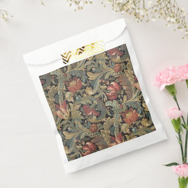 Reiche Blumenbänder Brocade Antique Classic Geschenktütchen (Versiegelt)