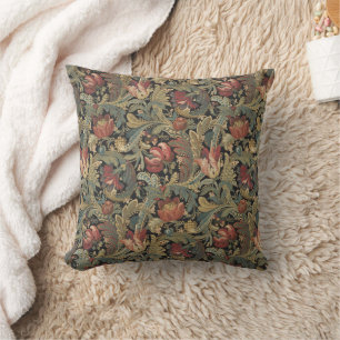 Reiche Blumenbänder Brocade Antique Classic Kissen
