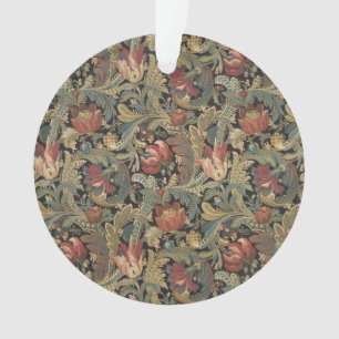 Reiche Blumenbänder Brocade Antique Classic Ornament