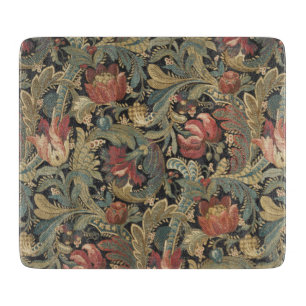 Reiche Blumenbänder Brocade Antique Classic Schneidebrett