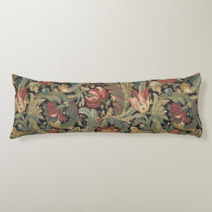 Reiche Blumenbänder Brocade Antique Classic Seitenschläferkissen