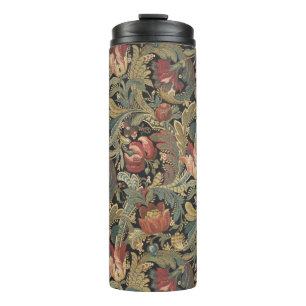 Reiche Blumenbänder Brocade Antique Classic Thermosbecher