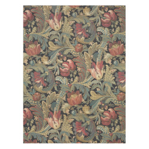 Reiche Blumenbänder Brocade Antique Classic Tischdecke