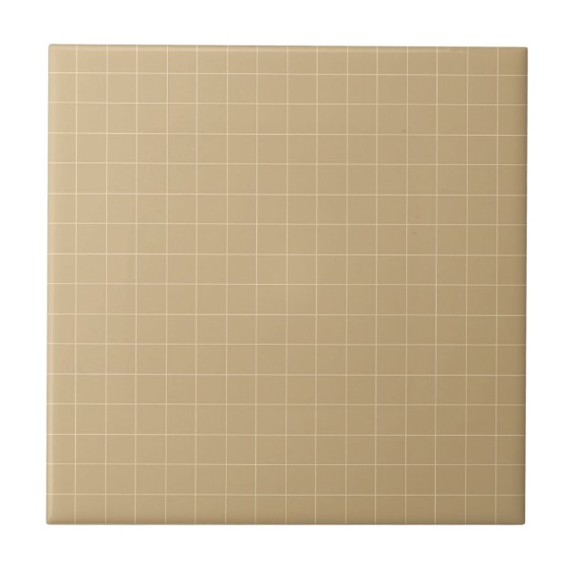 Reiche Creme und weißer Schachbrettrücken Minimali Fliese (Vorderseite)