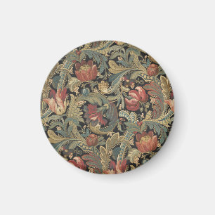 Reiche florale Teppichbrokat-Antik-Victorian Magnet