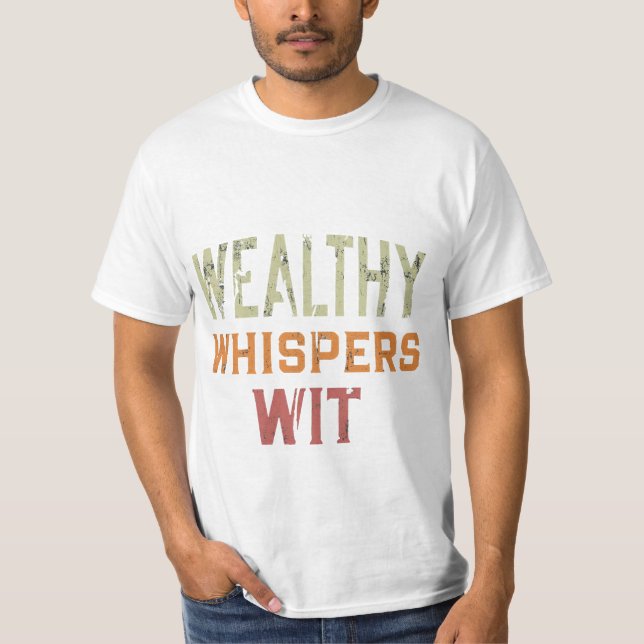 Reiche Flüstern mit. T-Shirt (Vorderseite)