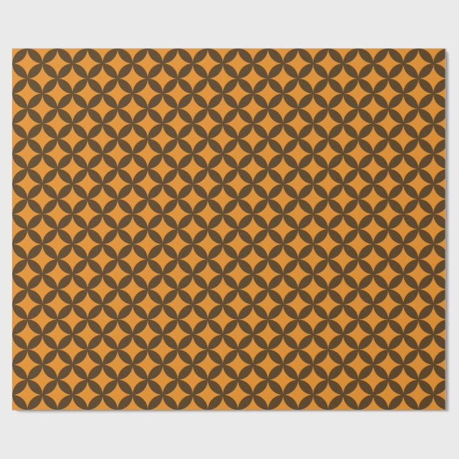 Reiche Gewürz- und Schokoladen-Weihnachtspapier Geschenkpapier (Flach)