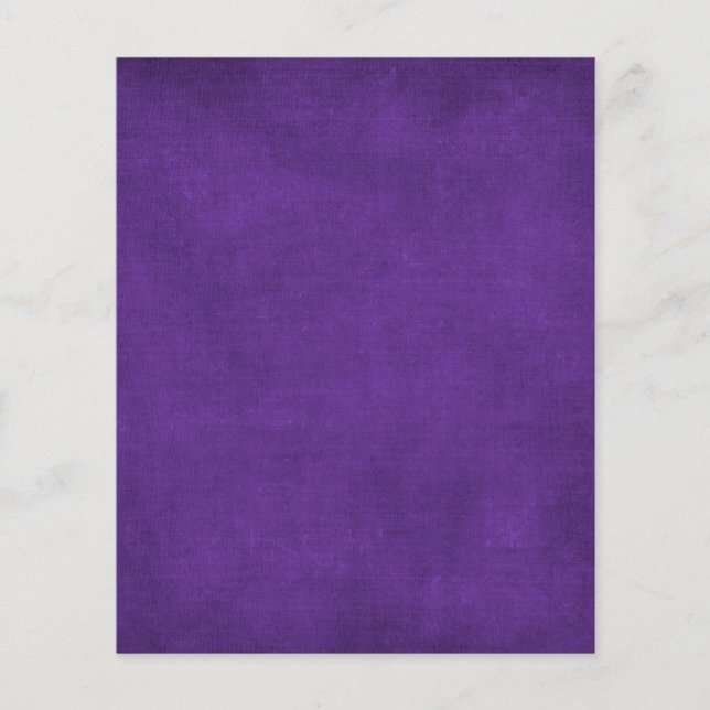 REICHE LILA ROYAL VELVET GRUNGE PAPER LEINWAND TEM FLYER (Vorne)