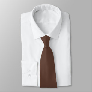 Reiche Schokolade, braun, neutrale, solide Farbe D Krawatte