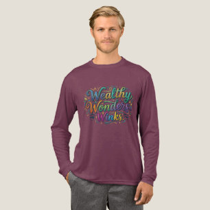 Reiche Wunder Zwinkert – Luxus-Lächeln-Grafik-T-Sh Tri-Blend Shirt