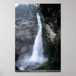 Reichenbach Falls, Schweiz Poster