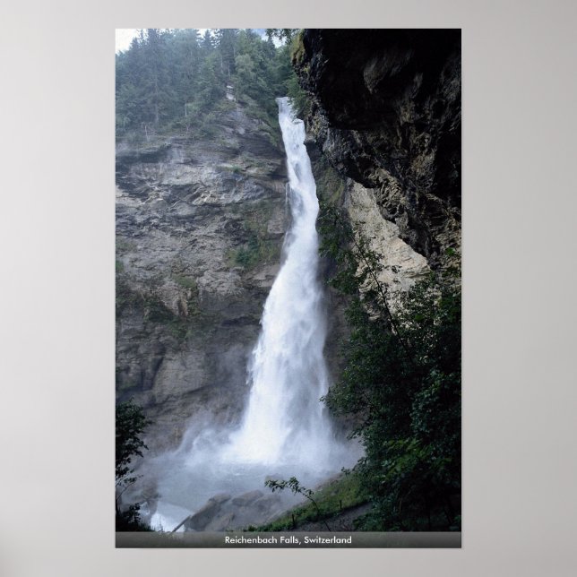 Reichenbach Falls, Schweiz Poster (Vorne)