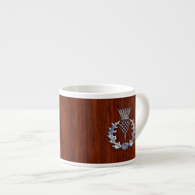 Reicher hölzerner schottischer espressotasse (Vorderseite Rechts)