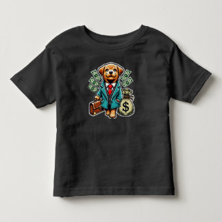 reicher Hund Kleinkind T-shirt