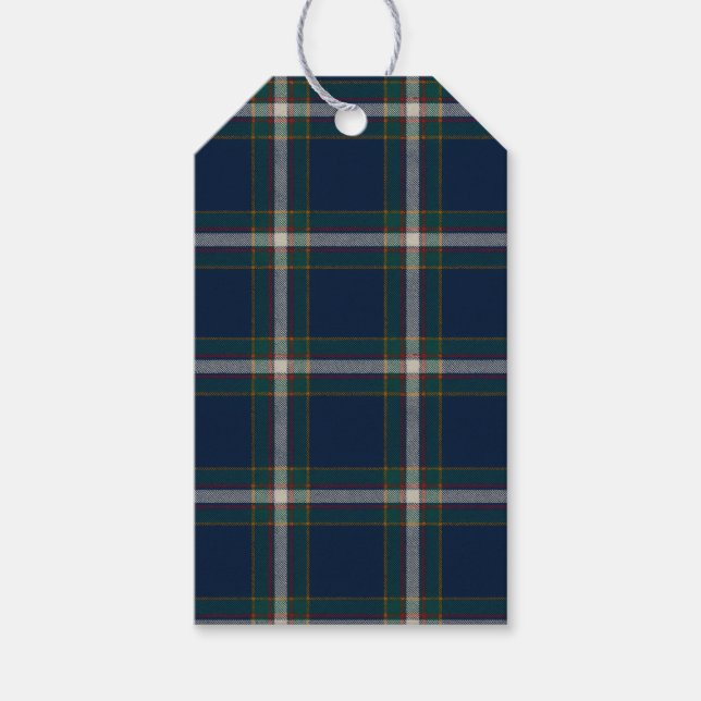 Reicher Tartan Geschenkanhänger (Vorderseite)