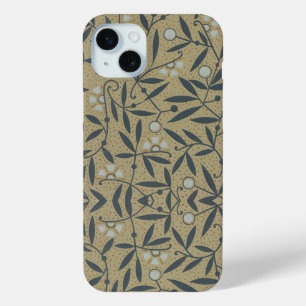 Reiches Blumenmuster mit dunkelblauen Ranken Case-Mate iPhone Hülle