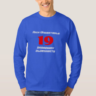 Reiches unschlagbares Broadway Blueshirts T-Shirt