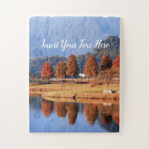 Reichhaltige Herbstfarbe   Taiwan Landschaft   Rot