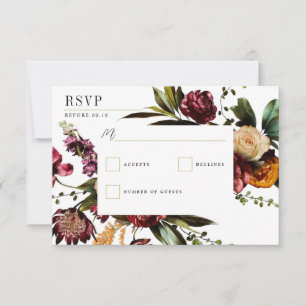 Reichhaltigkeit der Frühlingsblüte RSVP Karte