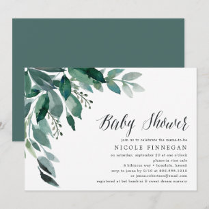 reichlich Foliage Einladung der Babydusche