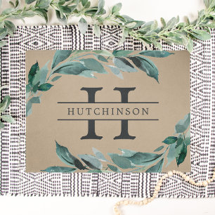reichlich Foliage Monogramm Fußmatte