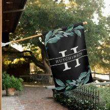 reichlich Foliage | Monogramm und Familienname