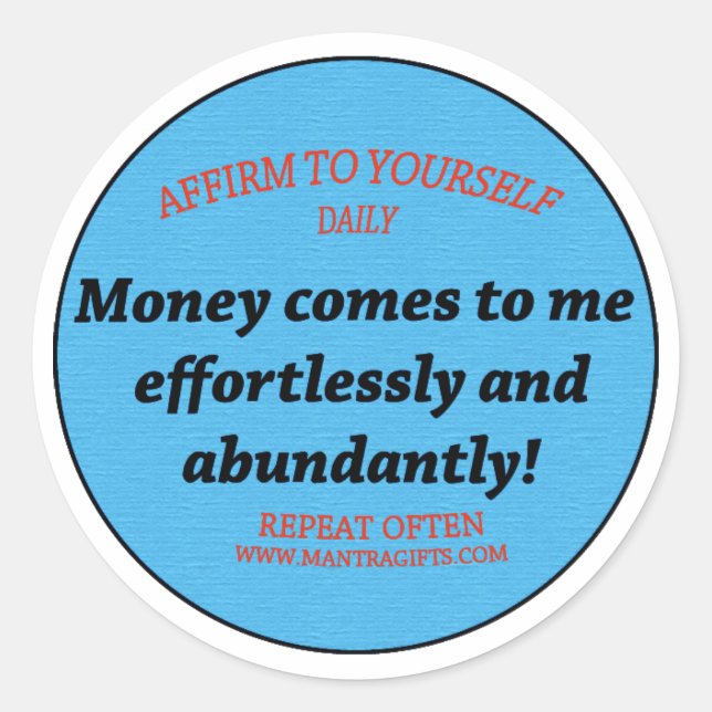 reichlich runder aufkleber (Vorderseite)