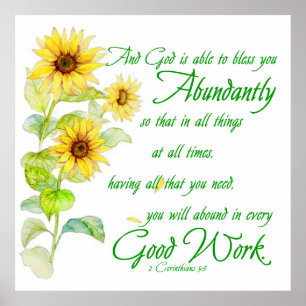 Reichlicher Segen Poster