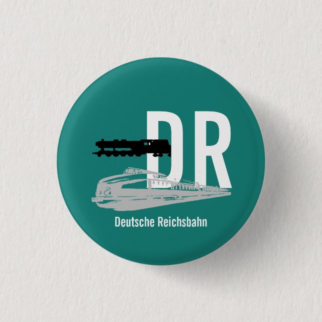 Reichsbahn DDR Design Button (Vorderseite)