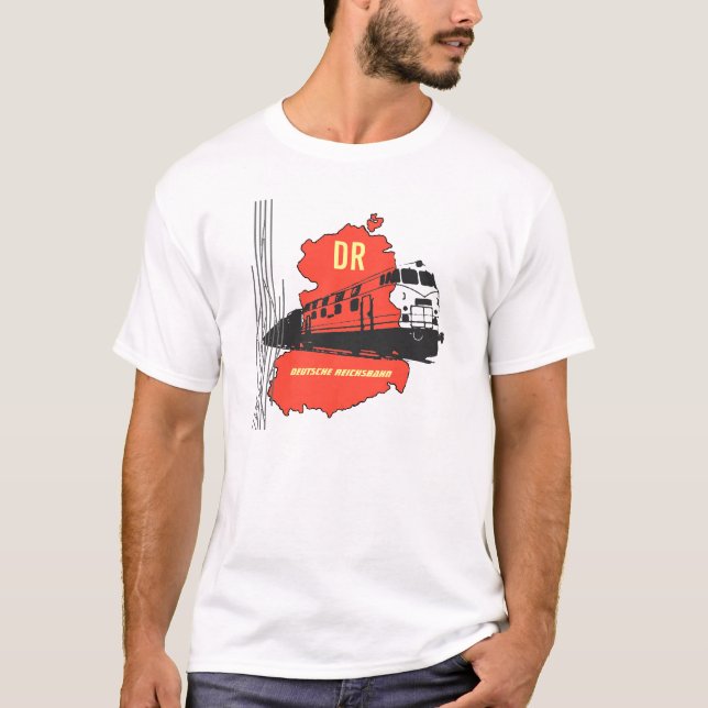 Reichsbahn DDR T-Shirt (Vorderseite)