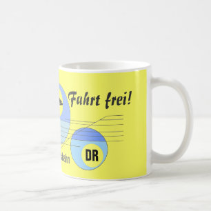 Reichsbahndesign DDR Kaffeetasse