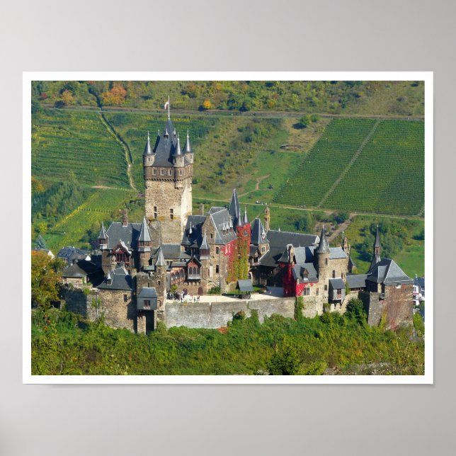 Reichsburg Cochem Castle, Deutschland Poster (Vorne)