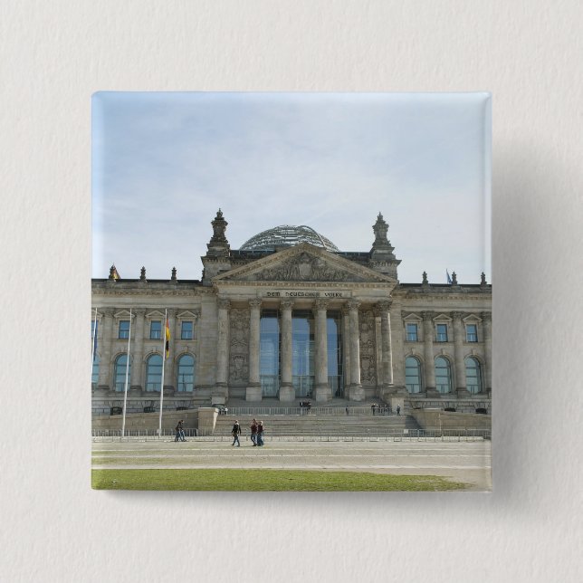 Reichstag-Gebäude Berlin Button (Vorderseite)