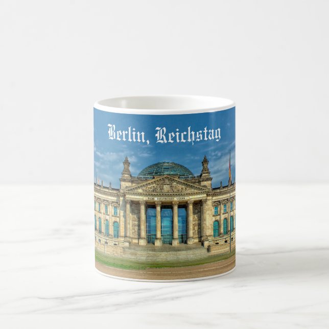 Reichstag-Gebäude Berlin Kaffeetasse (Mittel)
