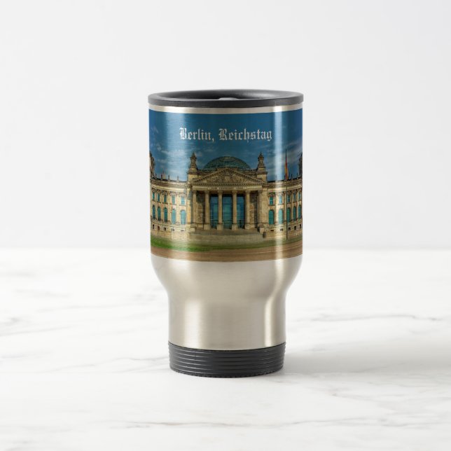 Reichstag-Gebäude Berlin Reisebecher (Mittel)