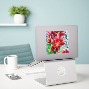 Reichtum & Wohlstand Lilie – Floral Aufkleber