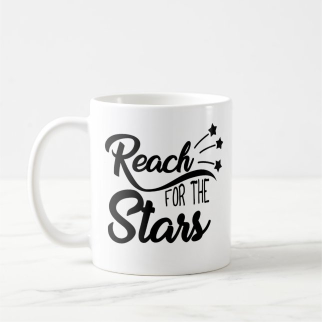 Reichweite für die Musik-Geschenke der Stern-S Kaffeetasse (Links)