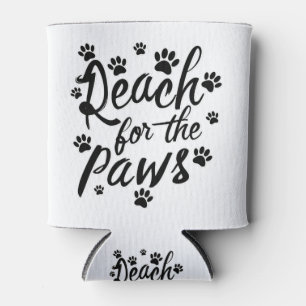 Reichweite für die Paws-Typografie Dosenkühler